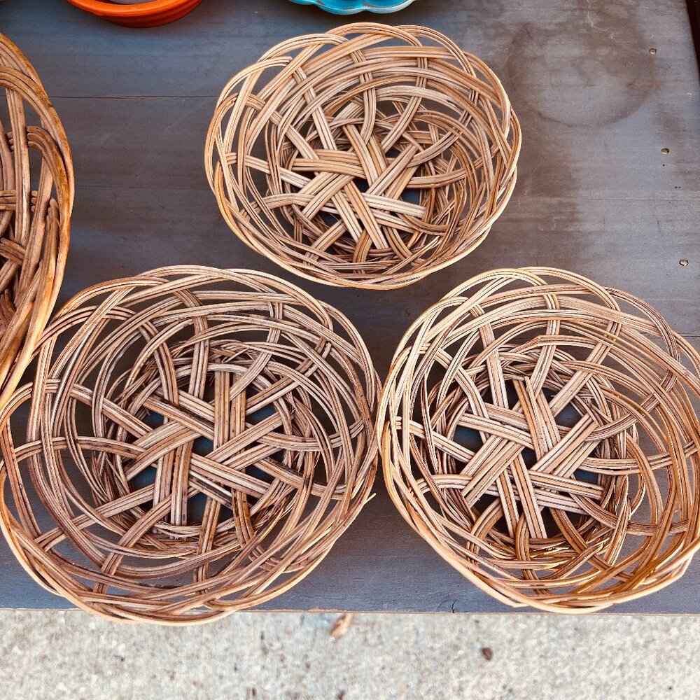 Mini vintage baskets